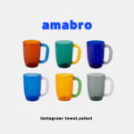 amabro 大容量耐熱玻璃馬克杯 多色可選 / 可微波 / 大手友善 / Good for 聯名